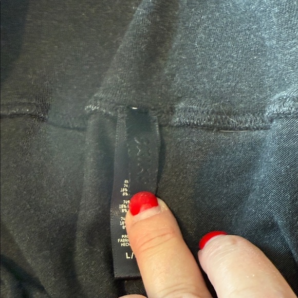 Skims Grey Leggings Athletic stretch Large - Picture 4 of 4